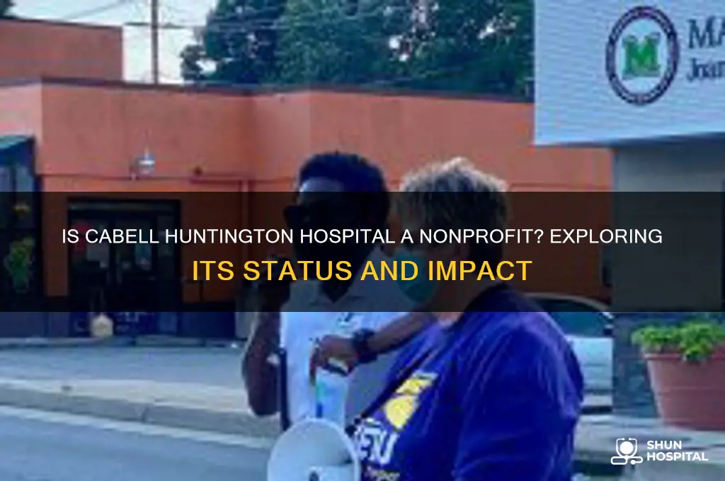 is cabell huntington hospital nonprofit