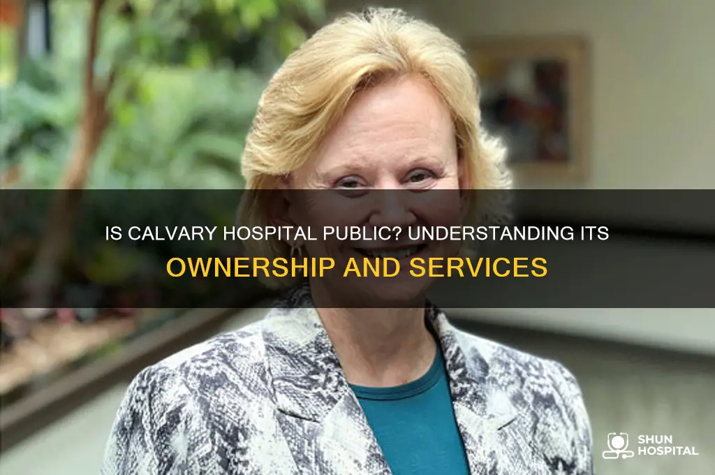 is calvary hospital public