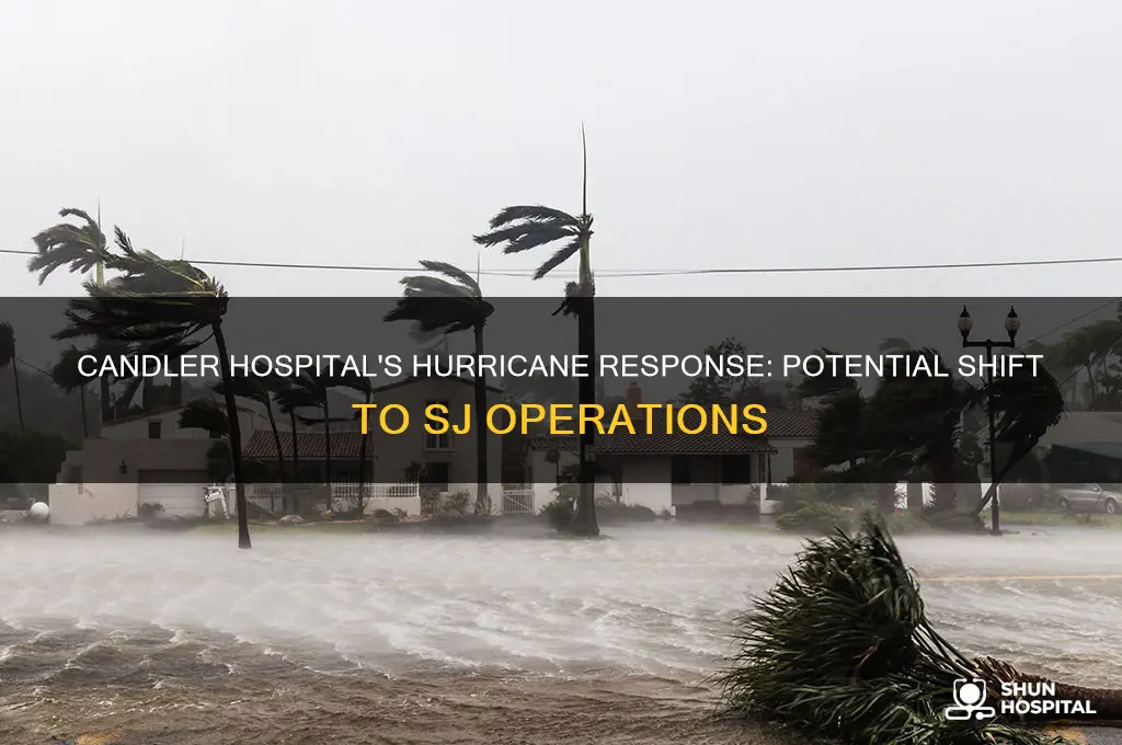 is candler hospital shifting operations to sj for hurricane