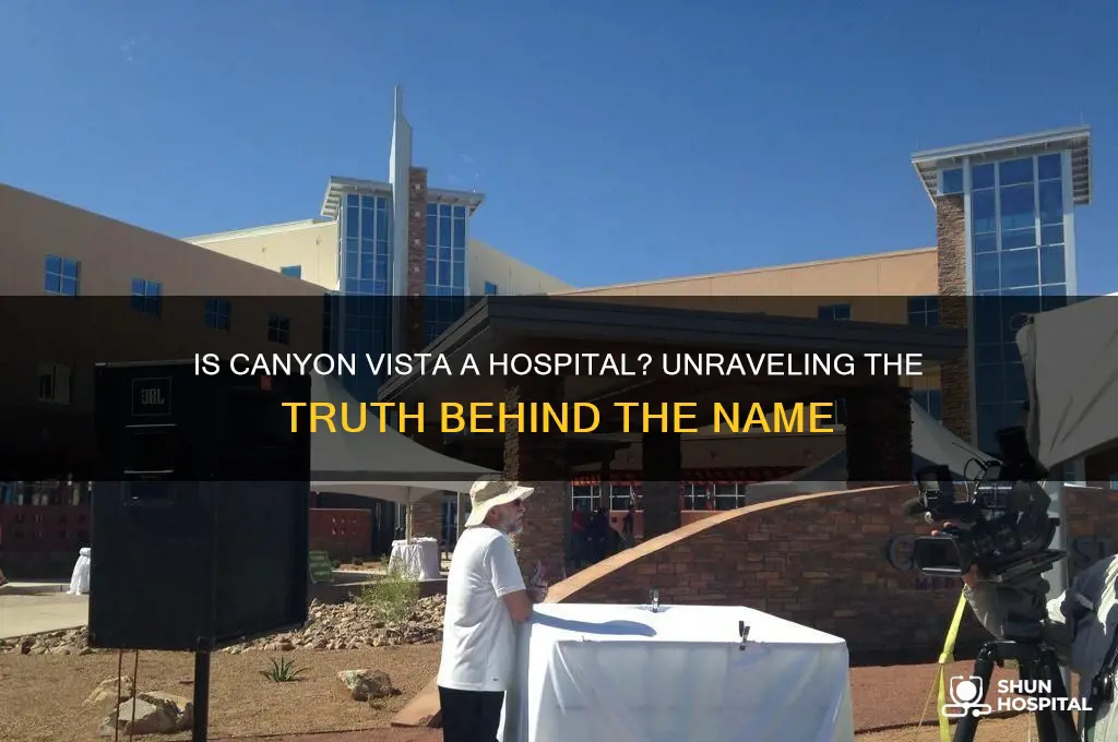 is canyon vista a hospital
