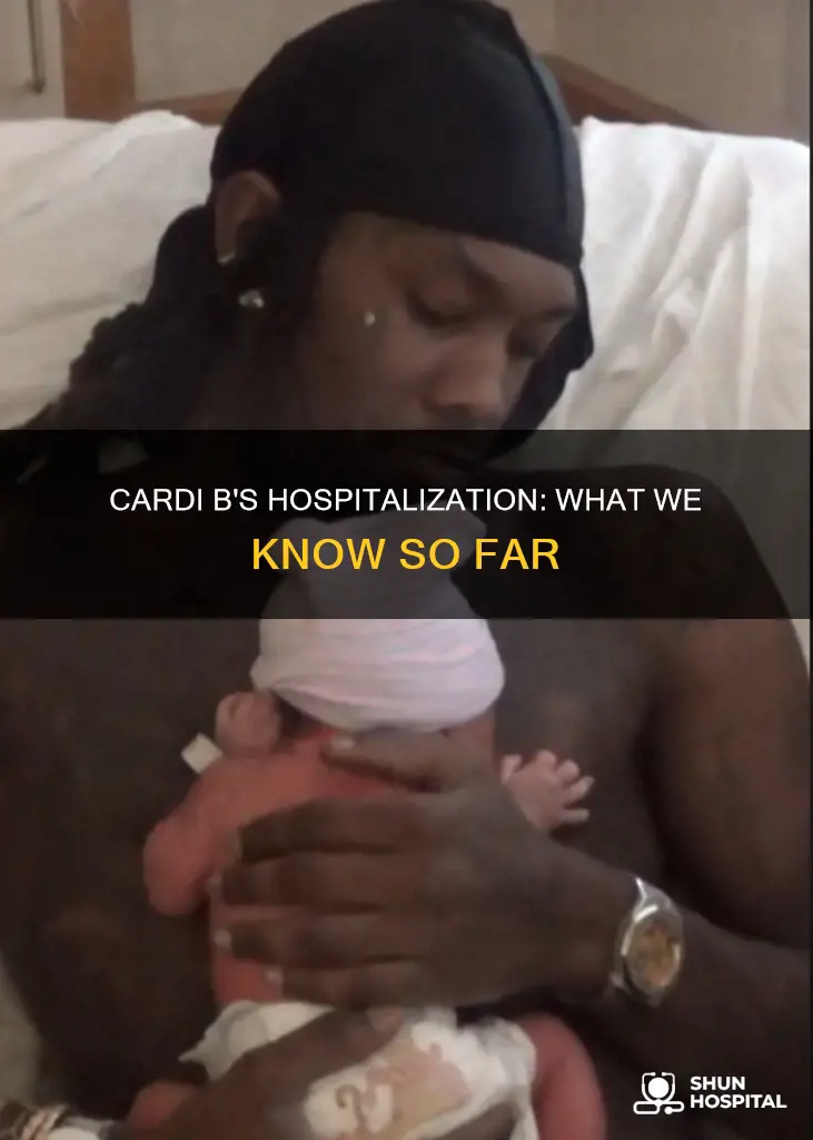 is cardi b still in the hospital