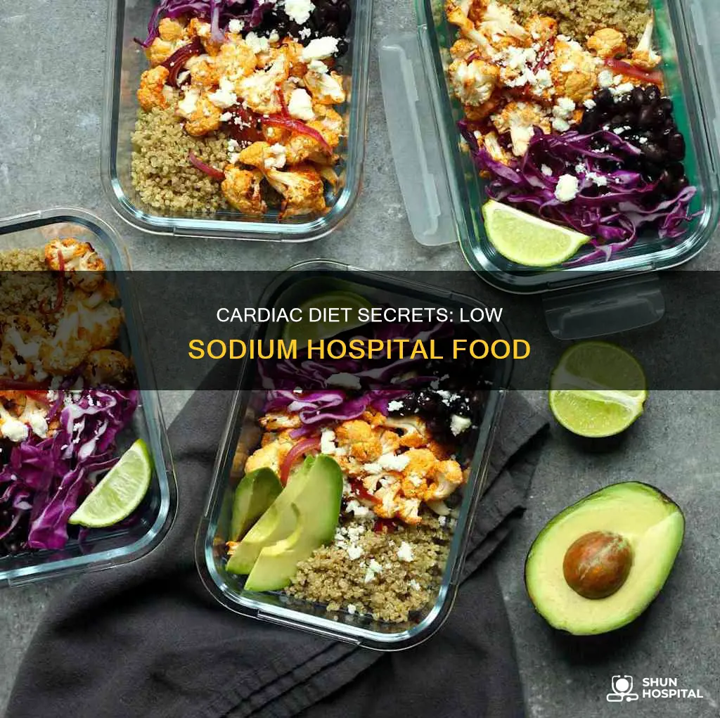 is cardiac diet in hospital low sodium