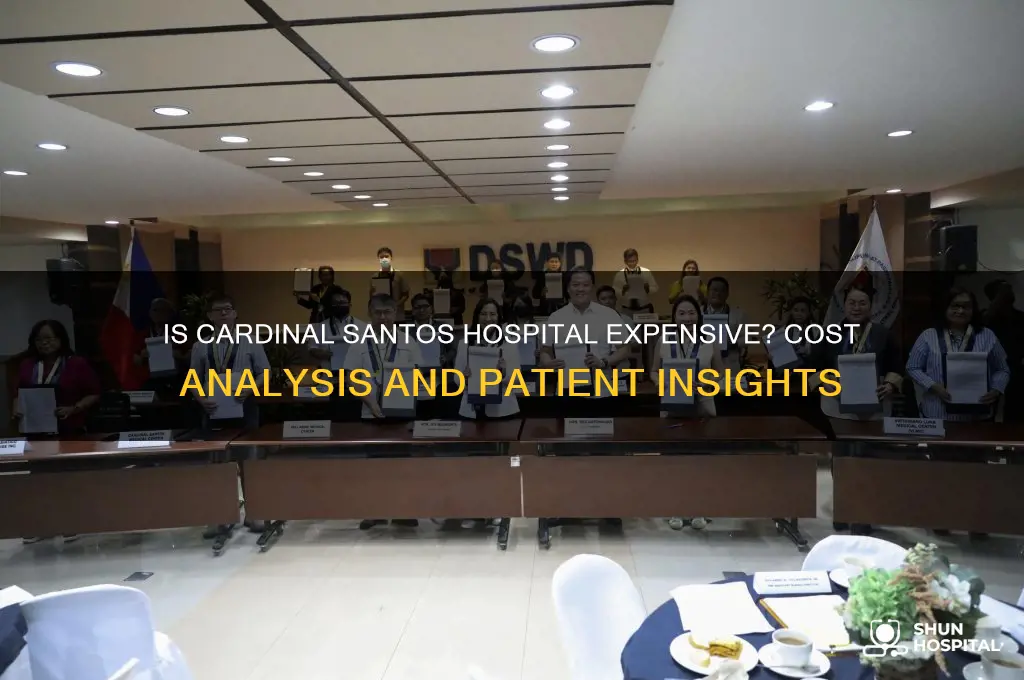 is cardinal santos hospital expensive