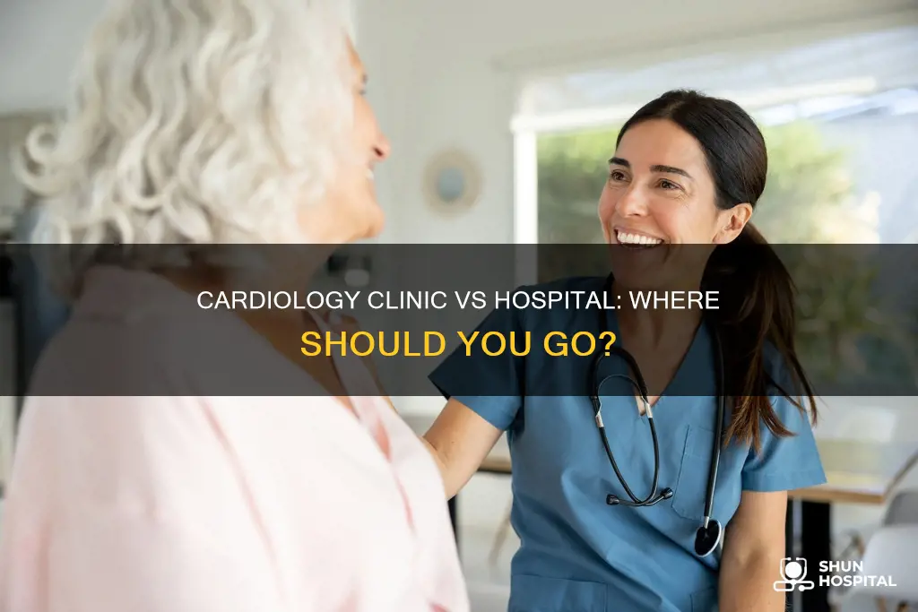 is cardiology clinic base or hospital base