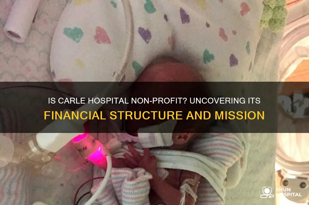 is carle hospital non profit