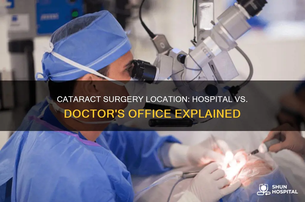 is cataract surgery done in hospital or doctor
