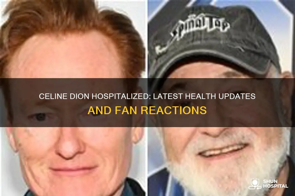 is celine dion hospitalized