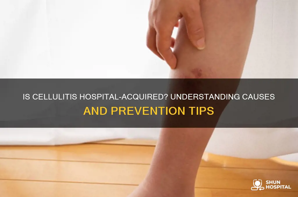 is cellulitis hospital acquired