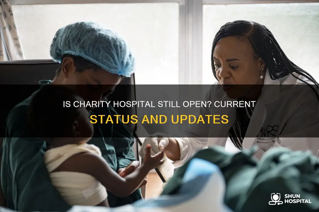 is charity hospital still open