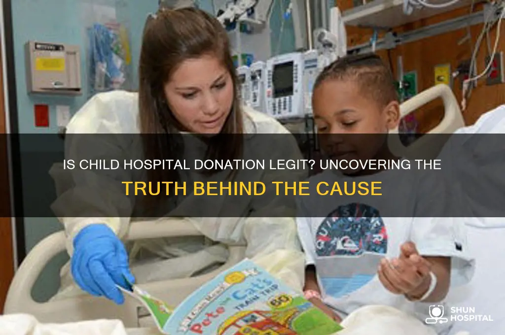 is child hospital donation legit