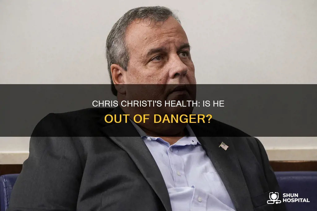 is chris christi still in the hospital