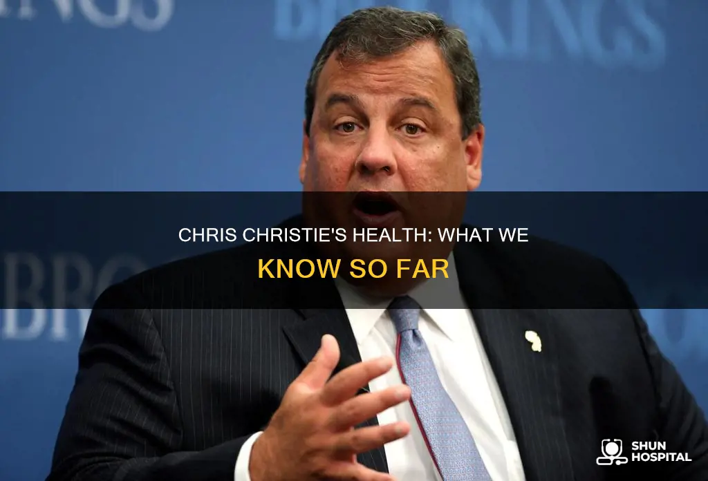 is chris cristie still in the hospital