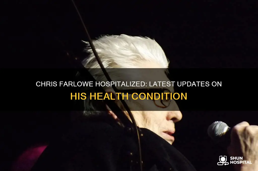 is chris farlowe in hospital