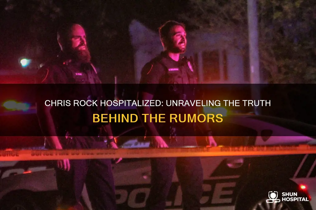 is chris rock hospitalized