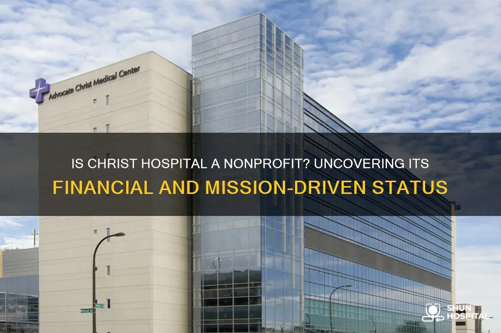 is christ hospital a nonprofit