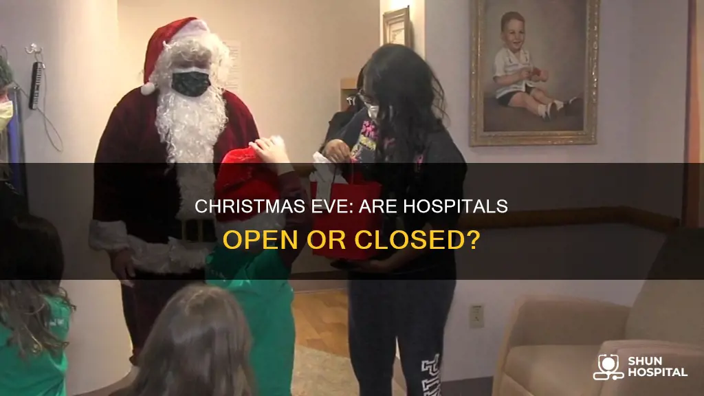 is christmas eve a holiday for hospitals