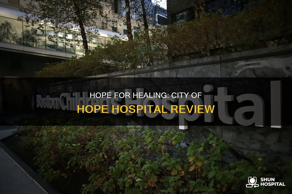 is city of hope a good hospital