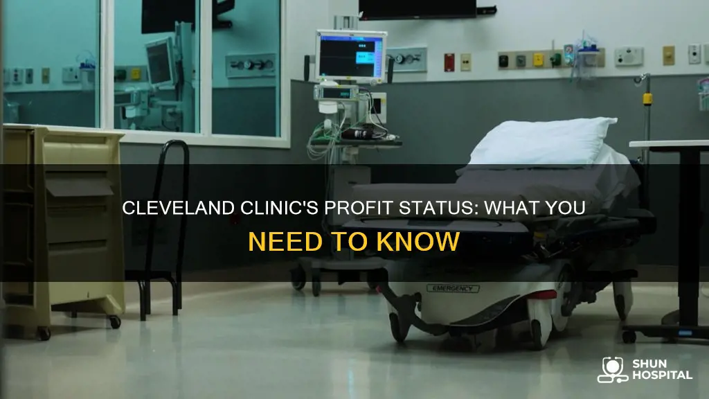 is cleveland clinic a for profit hospital