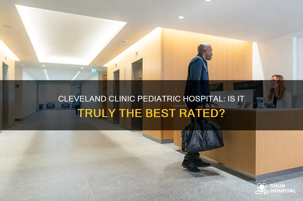 is cleveland clinic rated number 1 in pediatric hospiral