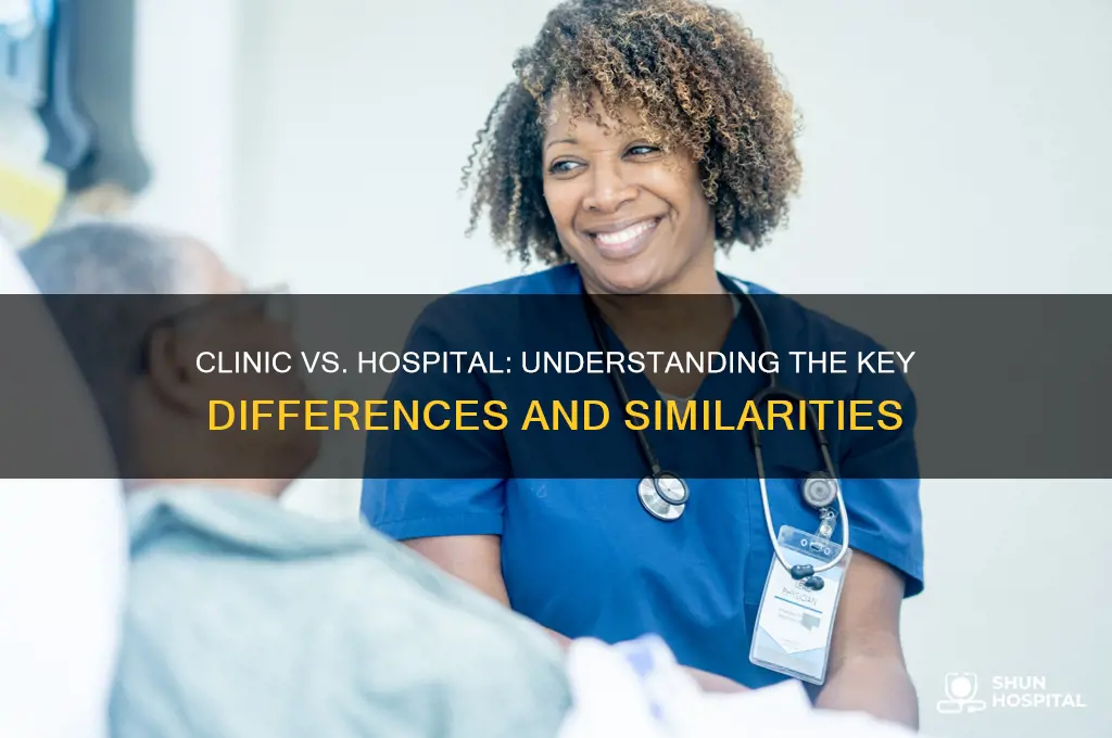 is clinic a hospital
