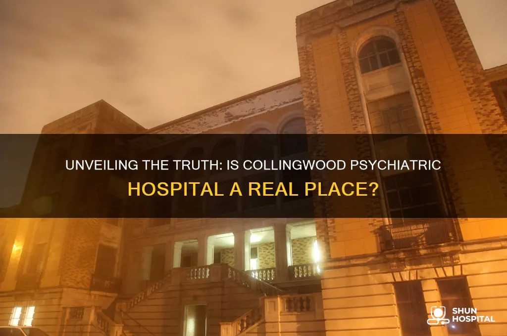is collingwood psychiatric hospital real