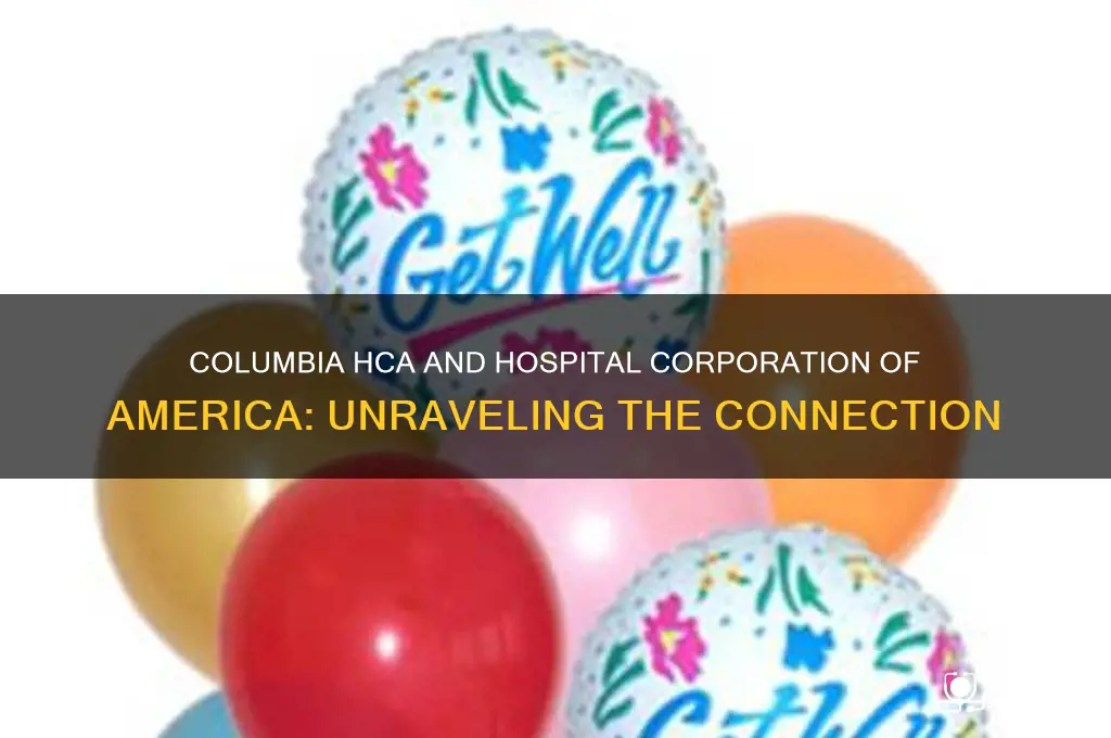 is columbia hca part of hospital corporation of america