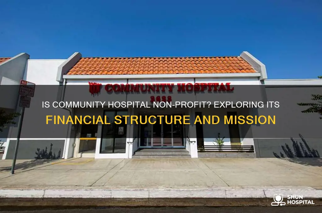 is community hospital non profit