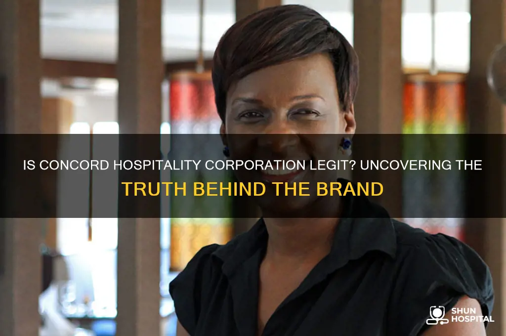 is concord hospitality corporation legit