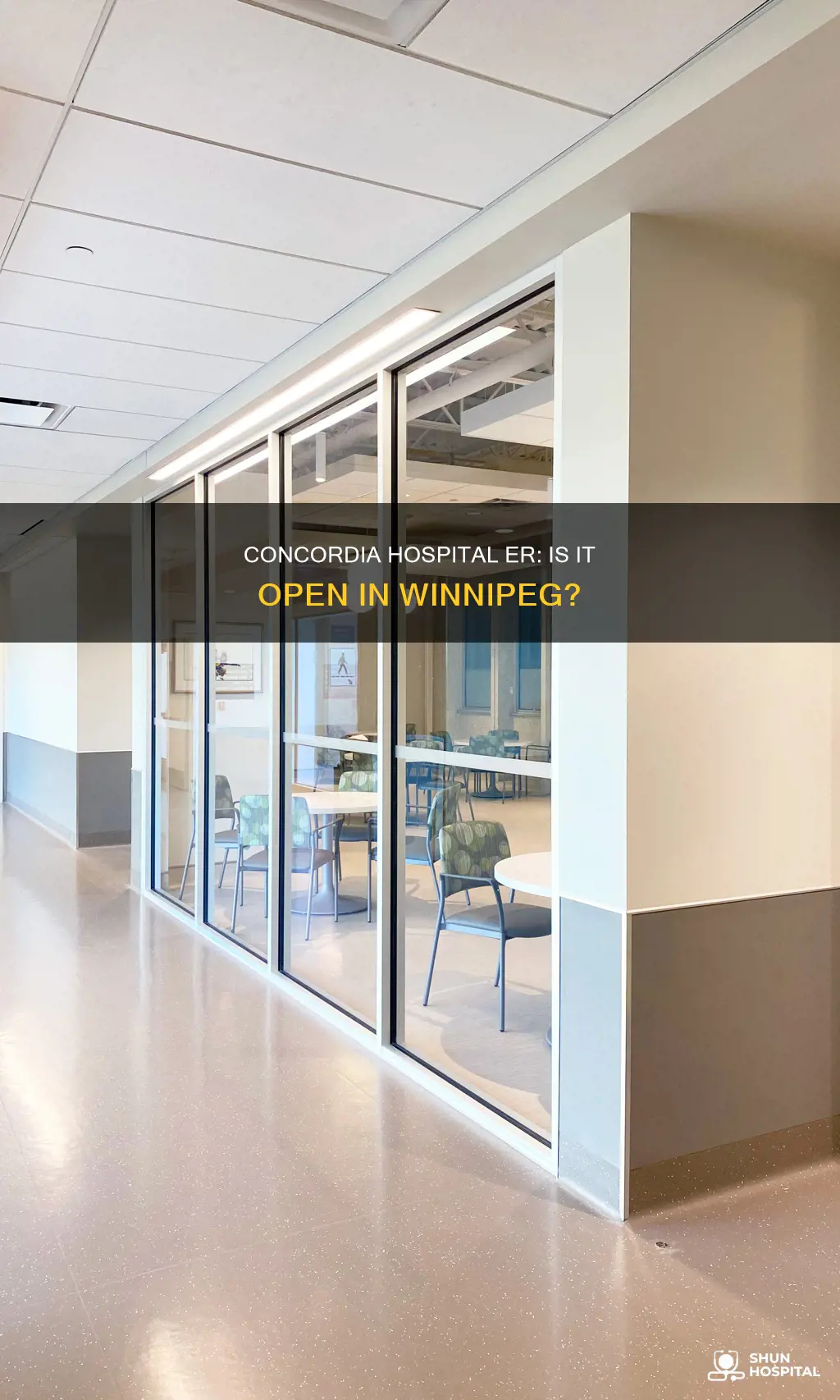 is concordia hospital er open in winnipeg
