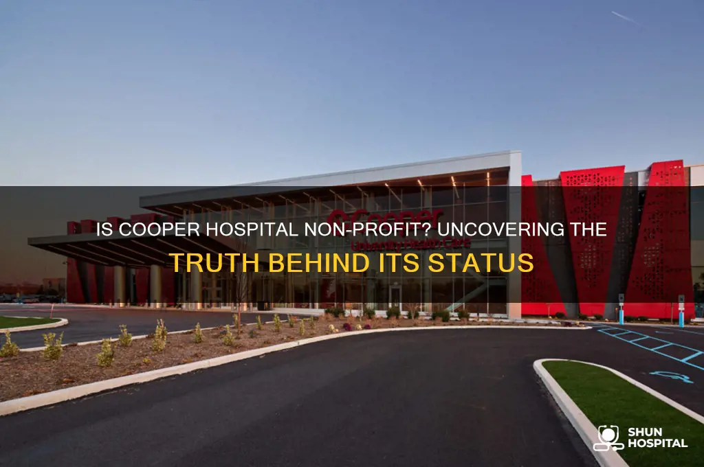 is cooper hospital non profit