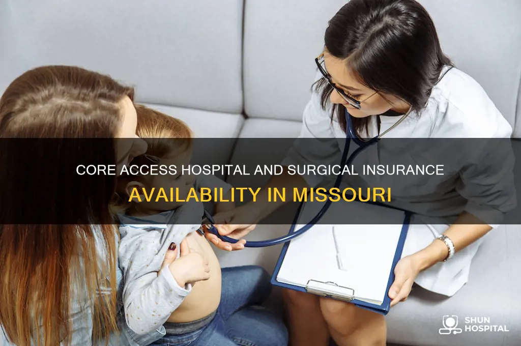 is core access hospital and surgical insurance available in mo