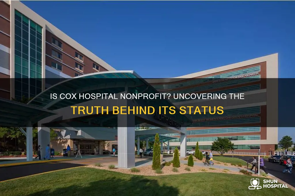is cox hospital nonprofit