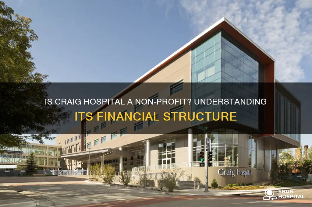 is craig hospital non profit