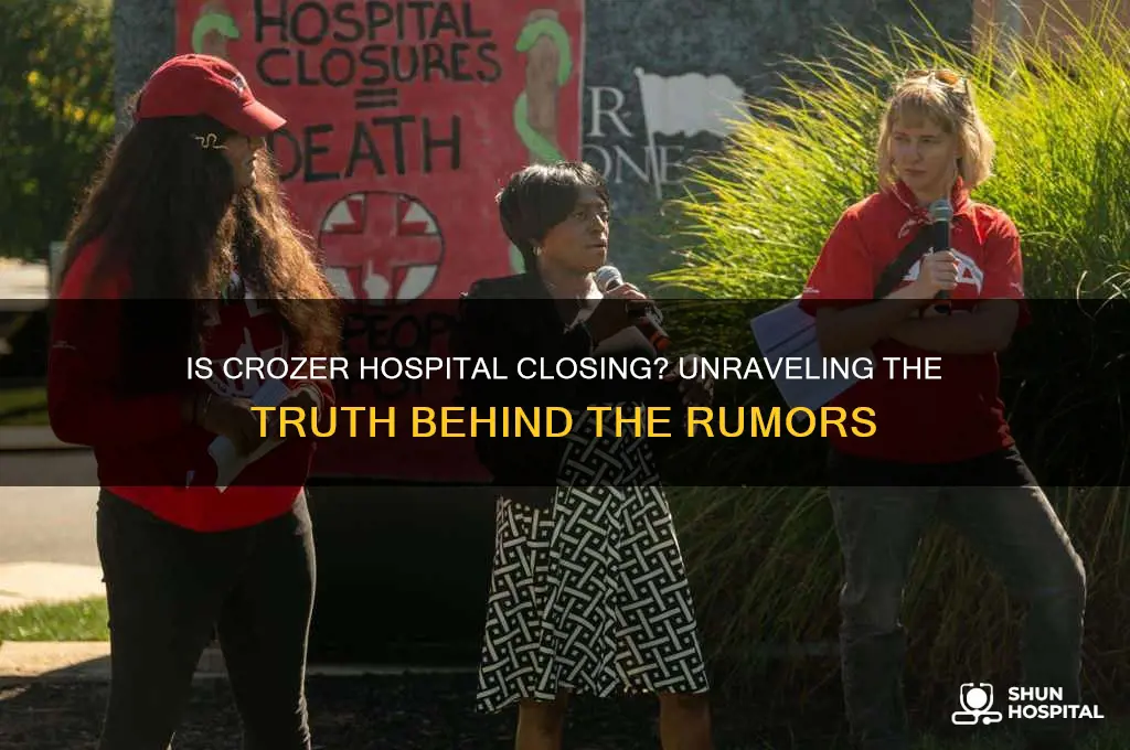 is crozer hospital closing