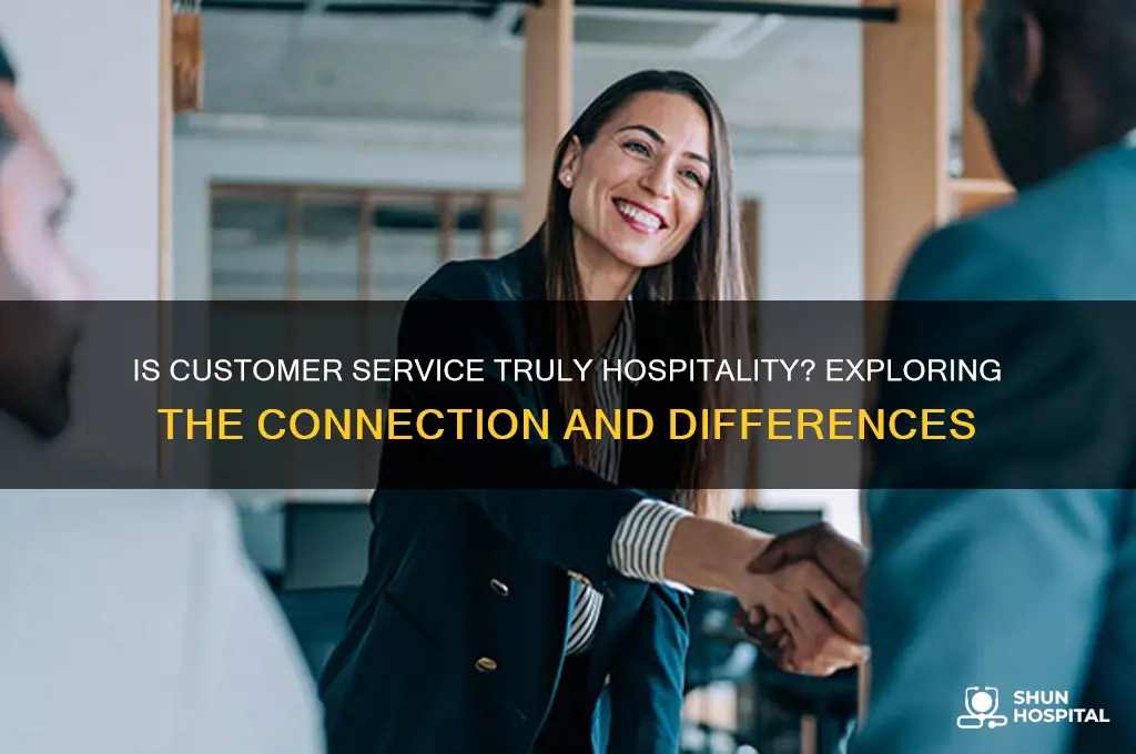 is cutomer service considered hospitality