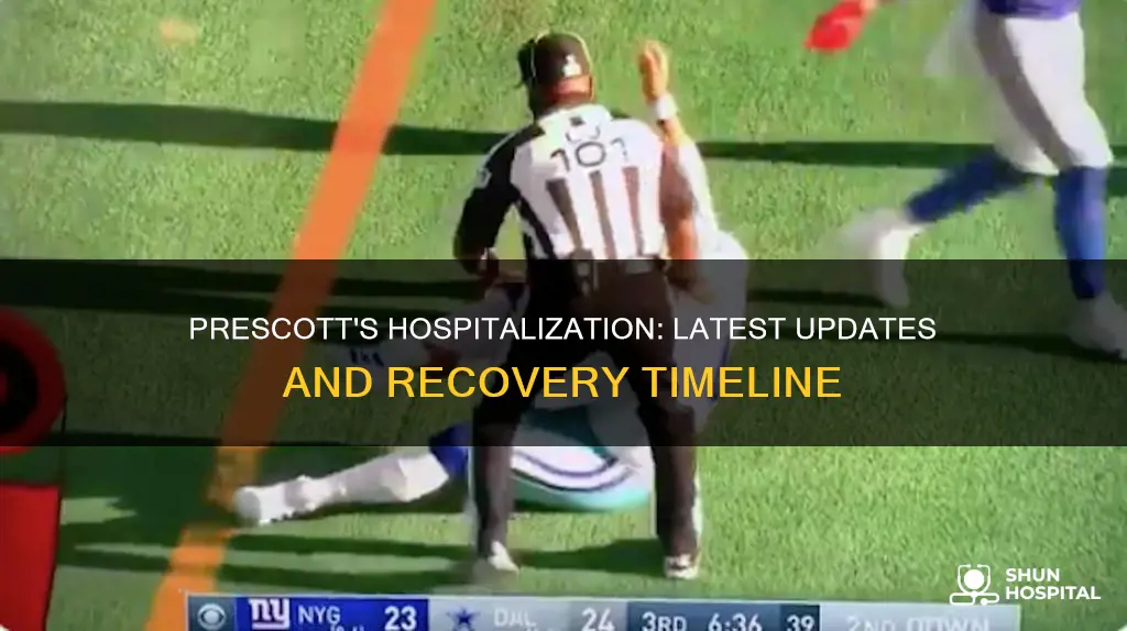 is dak prescott out of the hospital