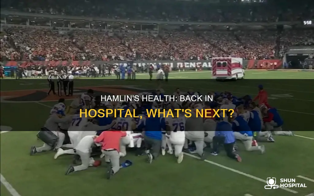 is damar hamlin back in the hospital