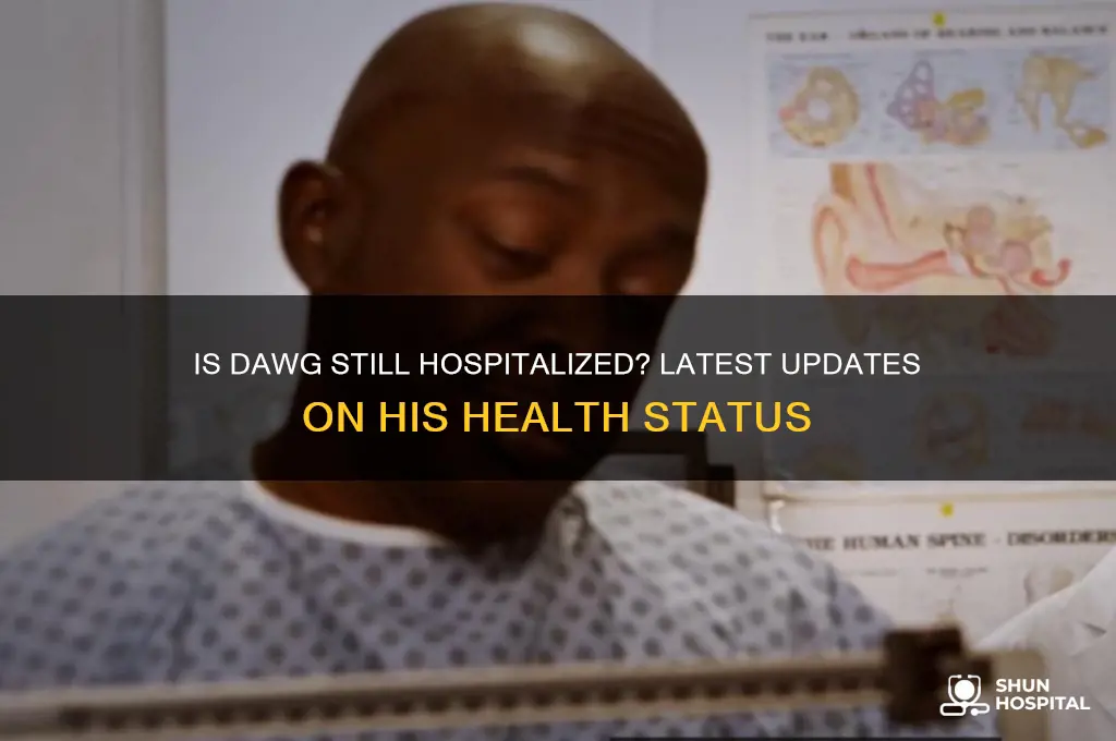 is dawg still in hospital