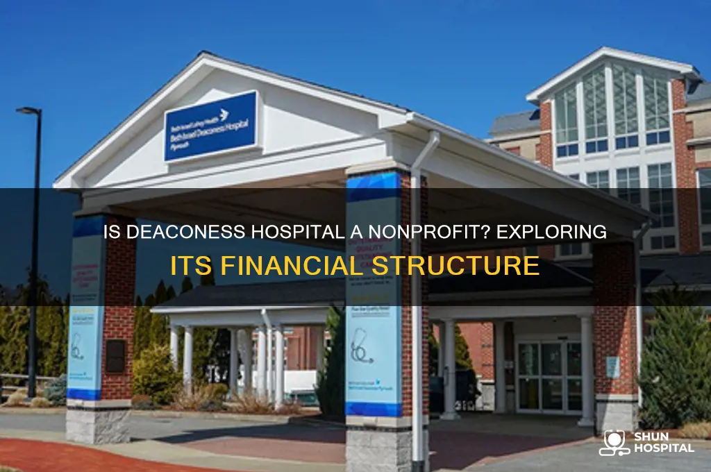 is deaconess hospital a nonprofit