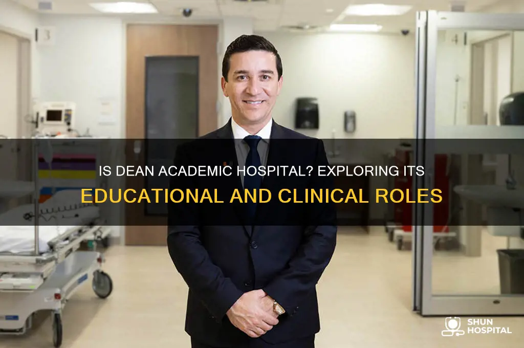 is dean academic hospital