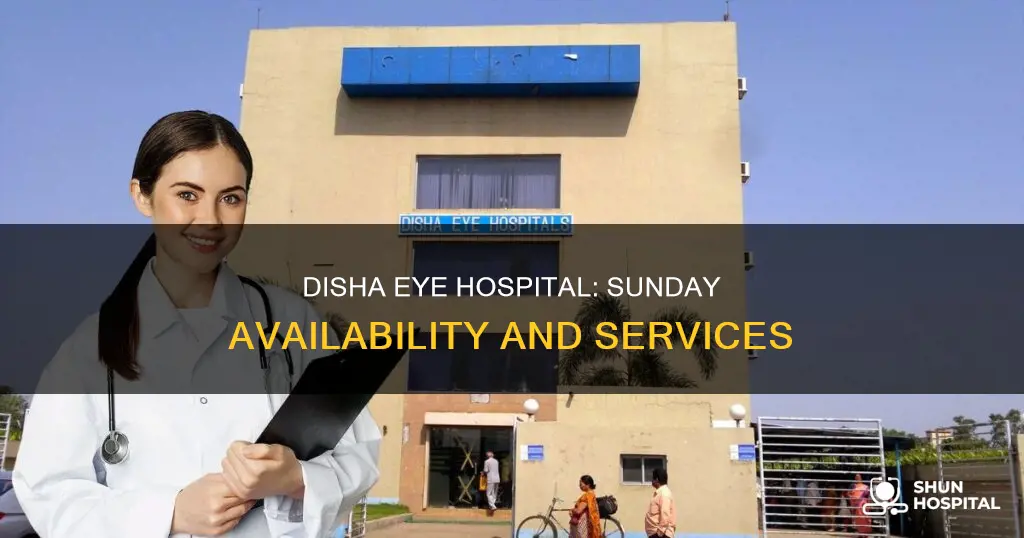is disha eye hospital open on sunday