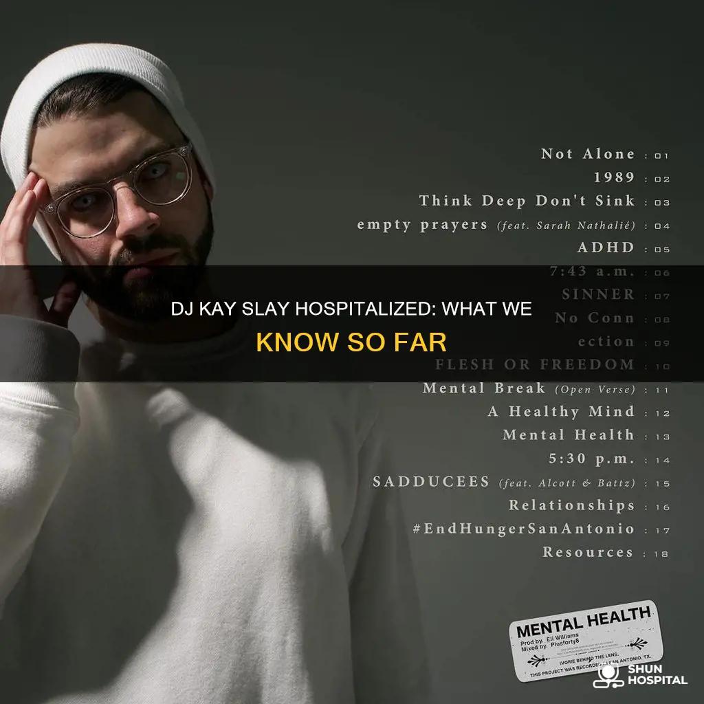 is dj kay slay in the hospital