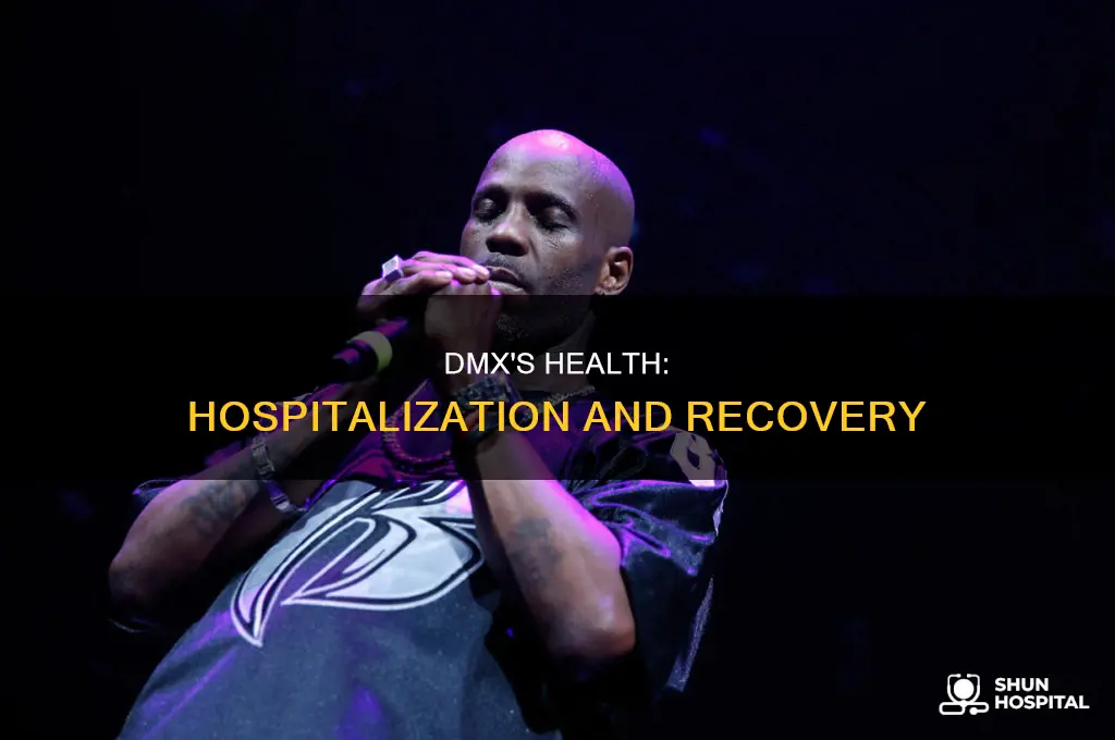 is dmx the rapper in the hospital
