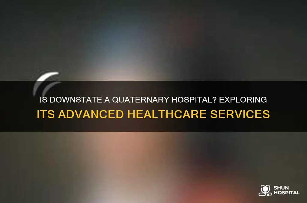 is downstate a quaternary hospital