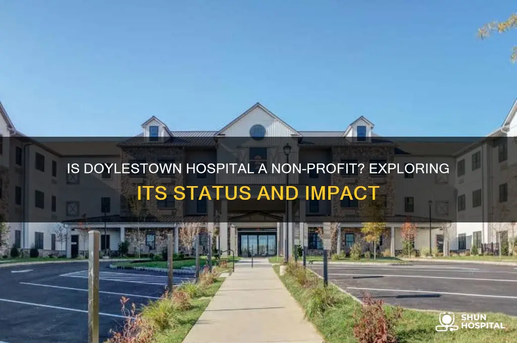 is doylestown hospital non profit