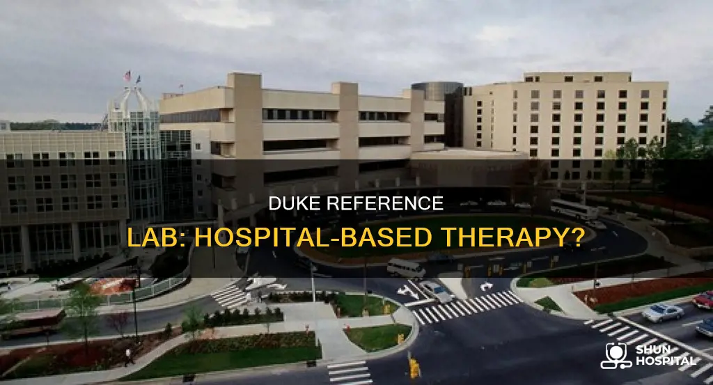 is duke reference lab therapy hospital based