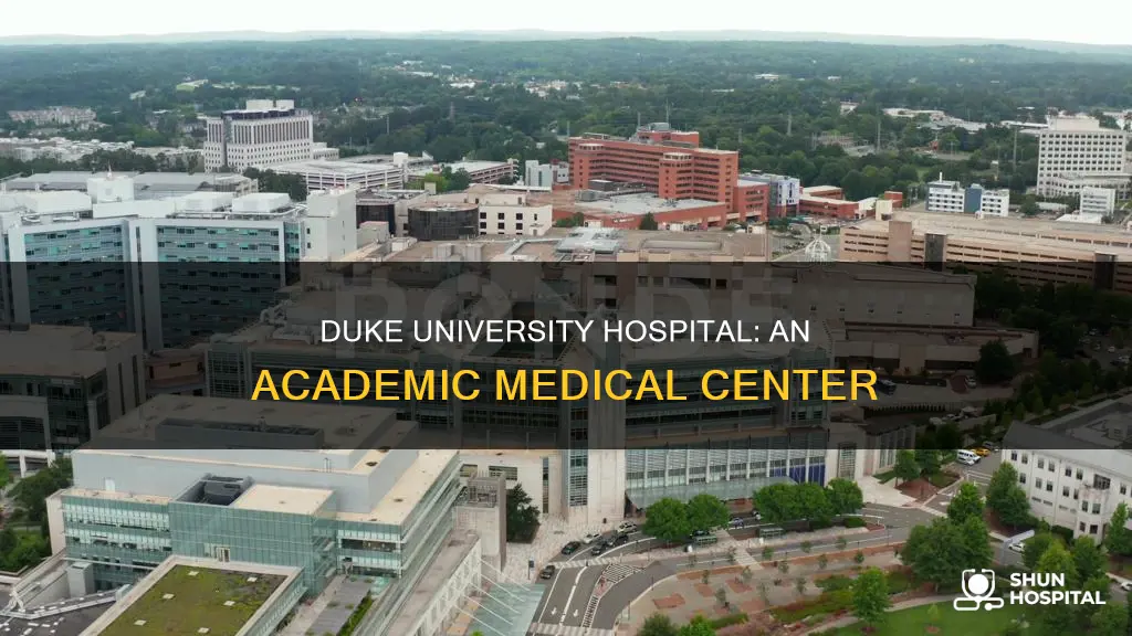 is duke university hospital tied to university