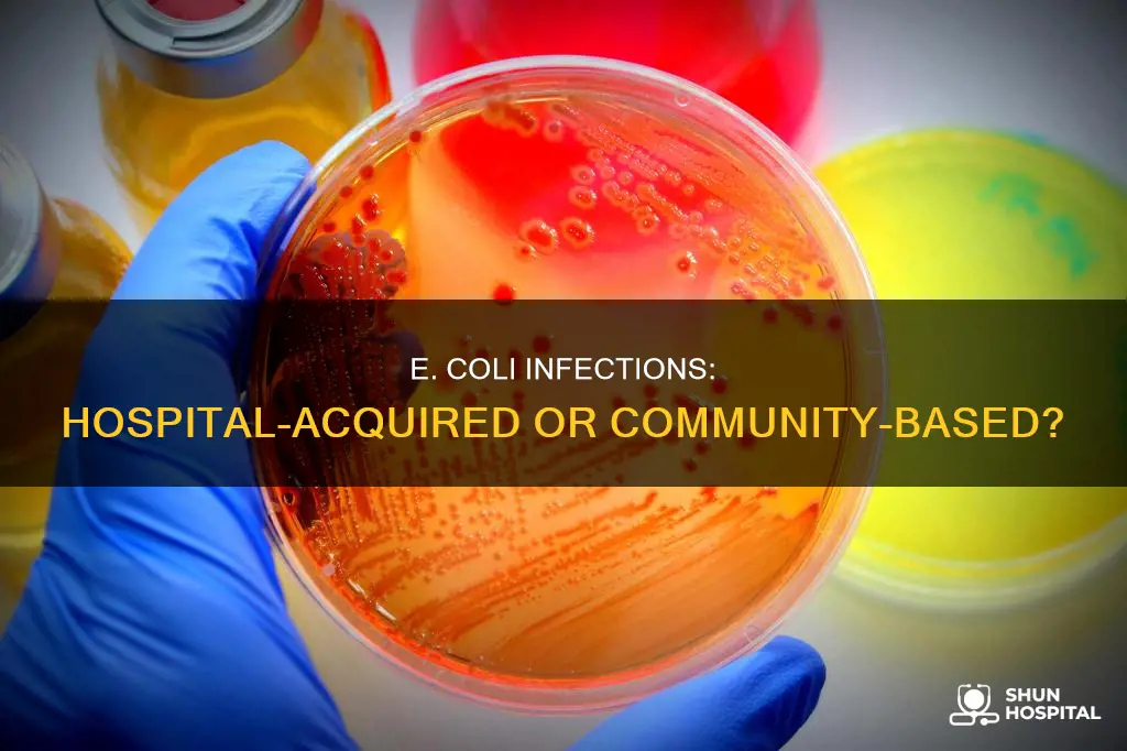 is e coli a hospital acquired infection