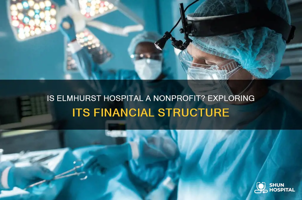 is elmhurst hospital a nonprofit