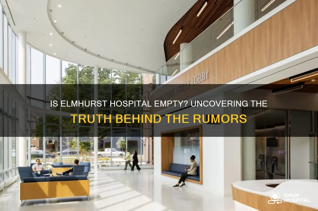 is elmhurst hospital empty